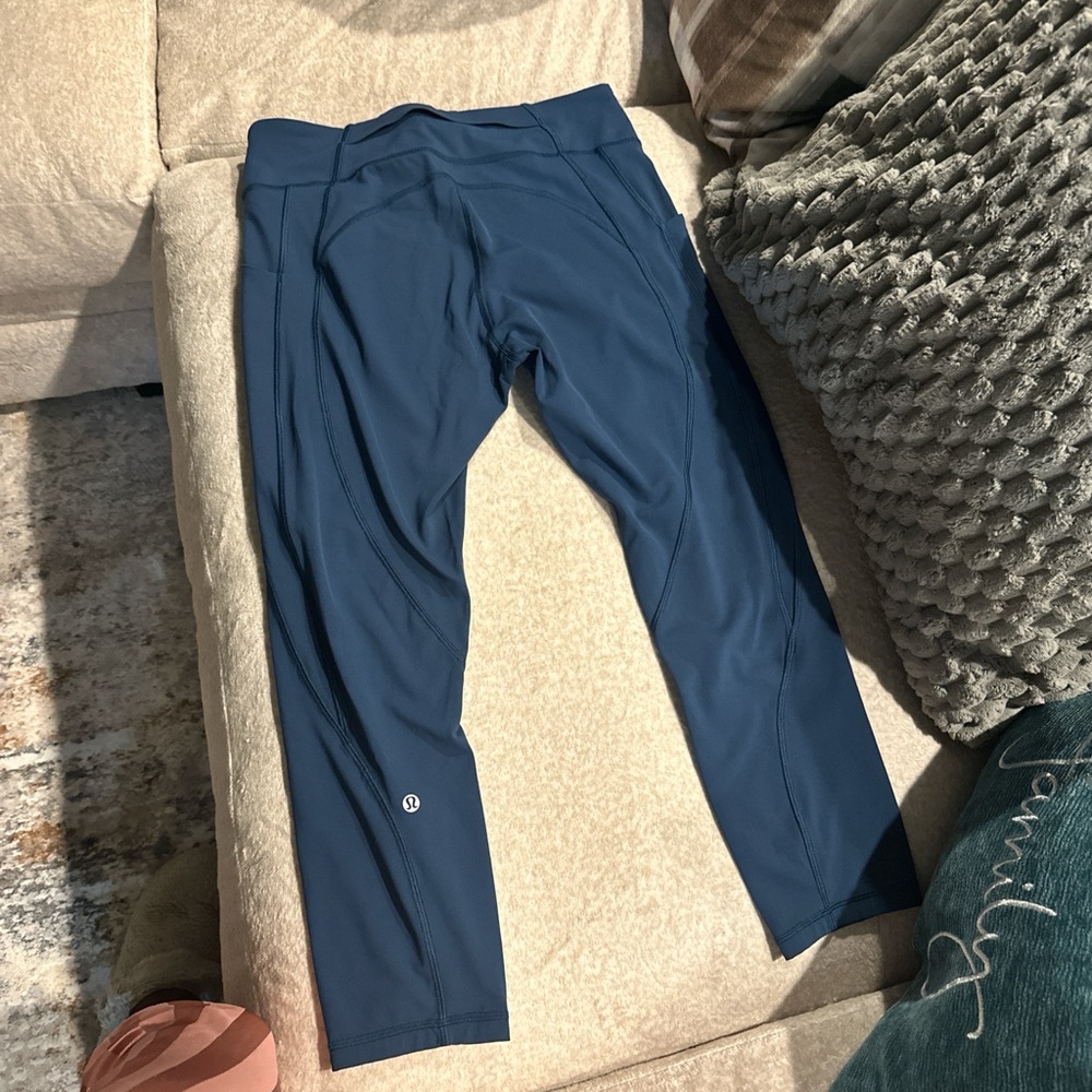 Lululemon Deep Teal High-Rise Leggings